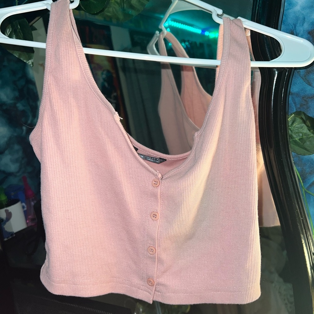 Pink crop top